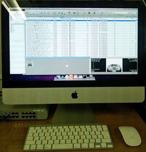 図8　OsiriXサーバのiMac