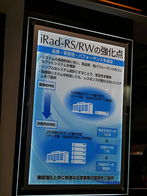 iRad-RSの機能強化説明パネル