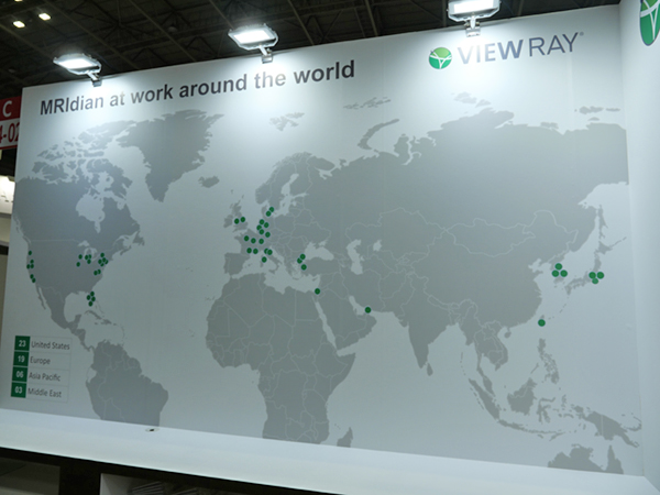 全世界で57台が稼働中でViewRay社は2023年中100台達成をめざす