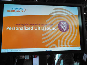 “Personalized Ultrasound”が展示テーマ