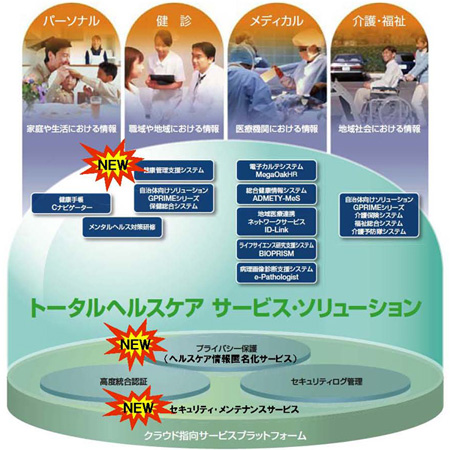 ヘルスケアソリューション体系