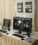 セミナー会場内の製品展示