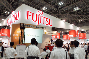 富士通のブース