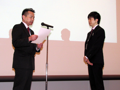 最優秀学生賞 林 大貴(名古屋大学大学院)
