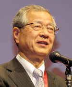 開会の挨拶をする山田章吾氏(JRC代表理事)