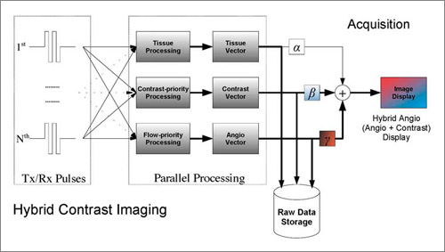 図1　Hybrid Contrast Imagingのシステム構成