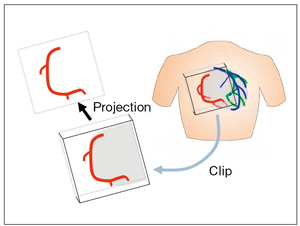 }2@Slab MIP̌ Slab MIPƂ́CSlabƌ݂͈̔͂𓊉eCłCTl̍񂩂摜łB