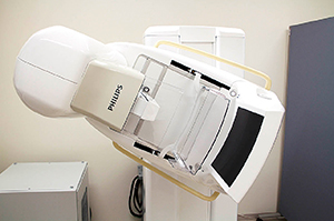 丸みを帯びた装置フォルムは受診者に優しい検査を提供
