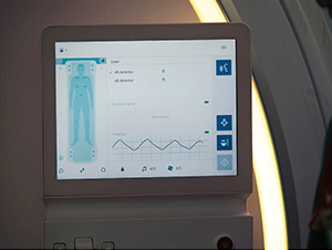VitalEyeで検出した呼吸波形はVitalScreenにも表示可能