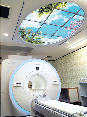 検査室の環境を含め患者にやさしいMRI検査を提供