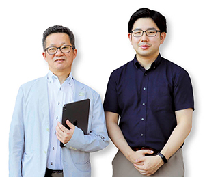 大場　耕一さん（茨城県作業療法士会会長、左）と小山　貴士さん（茨城県作業療法士会理事、右）