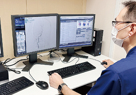 カテーテル治療の線量管理にFileMakerによる線量分布図レポートを活用