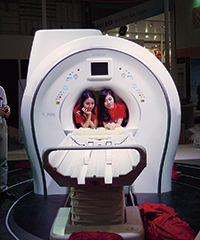 ECHELON OVALの展示デモ