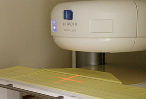 撮像中心を示すレーザーガイド