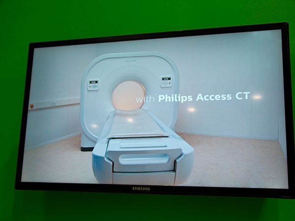 16スライスのマルチスライスCT「Access CT」はモニタで紹介