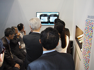 来場者の関心を集めたSpectralイメージングの紹介コーナー