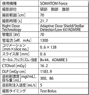 70kV Dual Powerを用いた脊髄動静脈瘻の描出