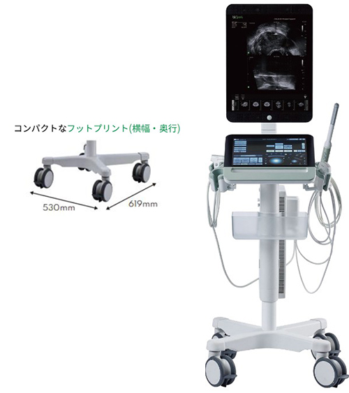 スリムなデザイン