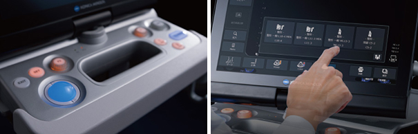 「かんたん」コンパクトなボディとシンプルなコントロールパネル