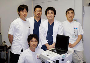 NTT西日本大阪病院耳鼻咽喉科スタッフ（一番右側が筆者）