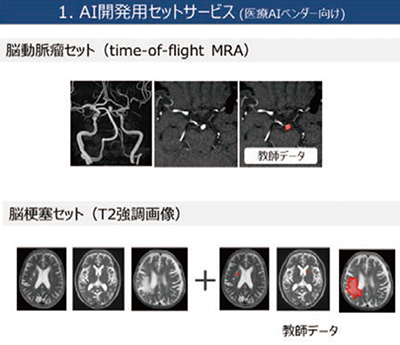 図1　AI開発用セットサービス （画像提供：株式会社イヨウガゾウラボ）