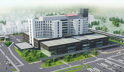 図6　新病院外観イメージ