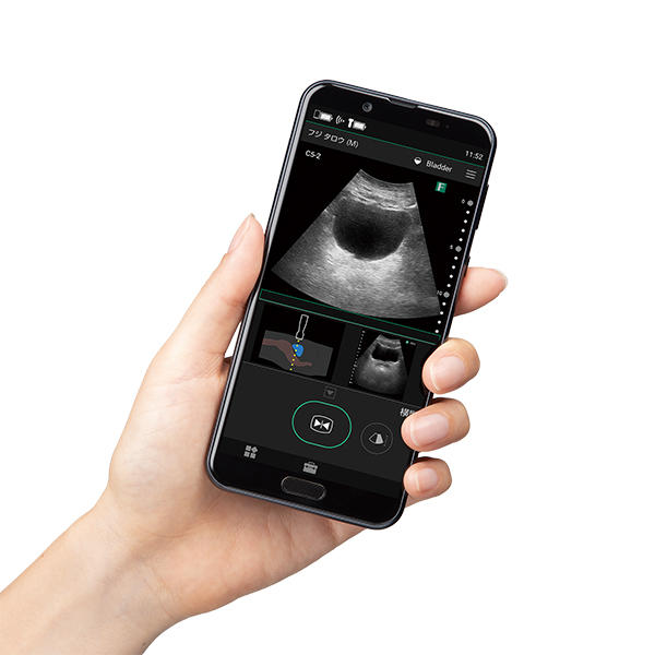 富士フイルム 医用画像博覧会2020 スマートフォン型の小型軽量
