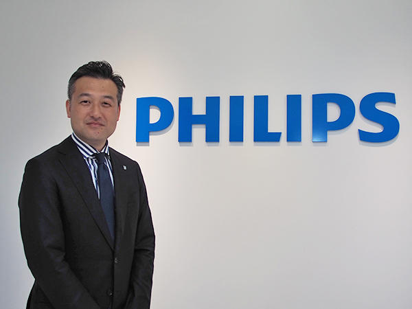 医用画像博覧会2020にあたってインタビューに応じたプレシジョン ダイアグノシス事業部長の門原　寛氏