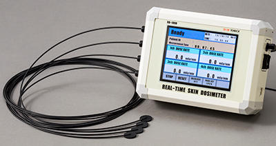 大型タッチパネル式カラーディスプレイで操作も簡単な光ファイバー式リアルタイム線量計「RD-1000」