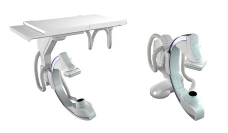 （左）天井走行タイプ C12 package（右）床置タイプ F12 package