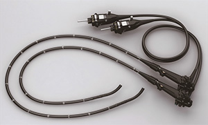 大腸ビデオスコープ「OLYMPUS CF-HQ290ZL/I」 （患者さんに合わせて使い分けができるよう，長さが異なるロングタイプ(L)と標準タイプ(I)をラインアップ）