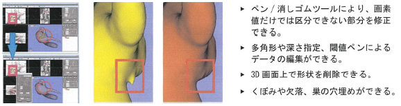 細かなデータ編集