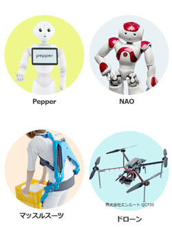 サポート対象のロボット例