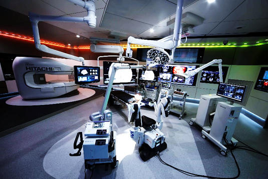 SCOT化した手術室のイメージ（東京女子医科大学　HyperSCOT） 