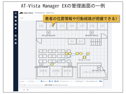 AT-Vista Manager EXの管理画面の一例