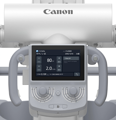 コリメータ部に搭載されたセカンドモニタ