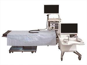 消化器内視鏡治療支援システム（左：全体、右：内視鏡先端部）消化器内視鏡治療支援システム（全体）