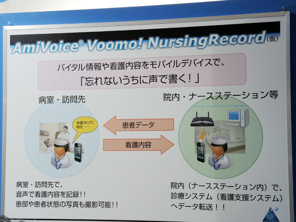 AmiVoice Voomo! Nursing Record（仮称）