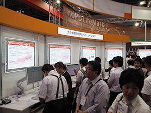 7年ぶりの電子カルテシステムの刷新で来場者の大きな関心を集めた