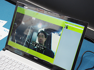 NECの顔検出/顔照合エンジン“Neo Face”は誤認識の少なさが特長。登録した顔を検出してアラートを出すことができる。