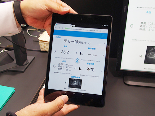 開発を進める在宅ケア向けソリューション