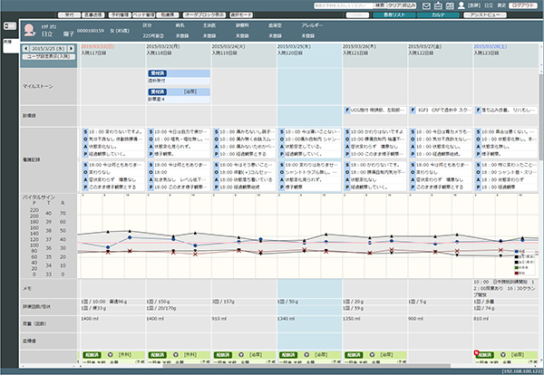 Web型電子カルテシステム「Open-Karte AD」