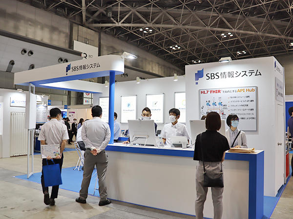 HL7 FHIRへの対応を前面に打ち出したSBS情報システムのブース