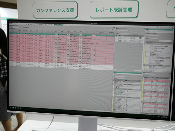 外来患者向け転倒リスク予想AIは転倒リスクスコアの高い順にリスト表示