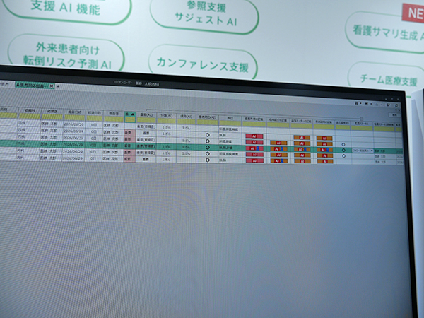 CITA Clinical Finderの患者対応監査支援AI機能でレポートや電子カルテの内容をチェック