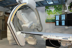血管撮影装置ではバイプレーンで市場から評価の高いArtis zee BAを展示