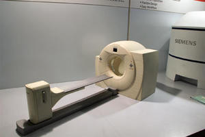 PET・CTのBiograph mCTはミニチュアモックアップ（模型）で紹介された