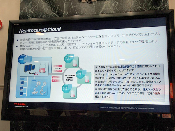 PACS「RapideyeCore」のオプションとして提供されるHealthcare@Cloud