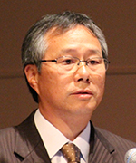 基調講演を行うJSMP・福士政広大会長