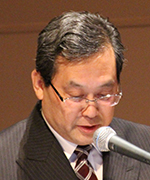 基調講演を行うJIRA・小松研一会長